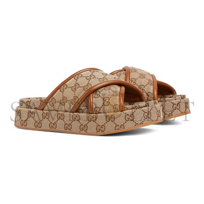 GUCCI WOMEN'S GG PLATFORM SANDAL 816798